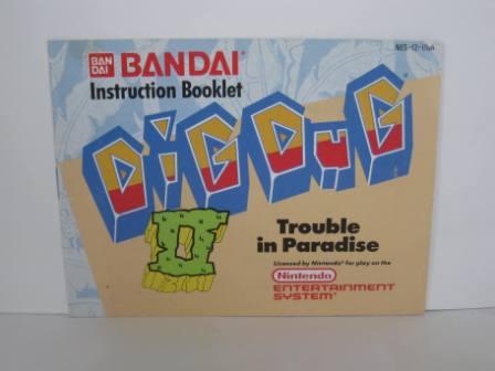 Dig Dug II, Trouble in Paradise - NES Manual